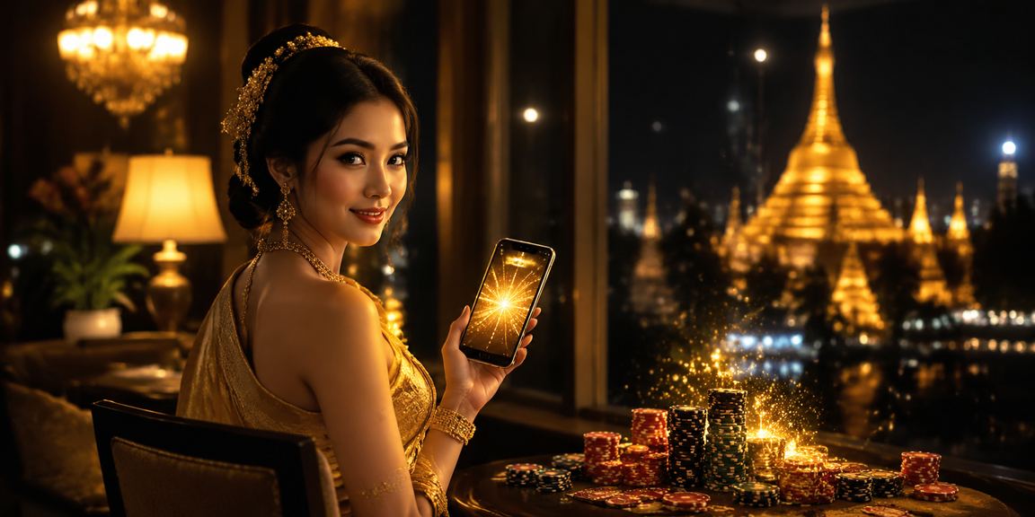 gaming ၏ ဖုန်းဖြင့် ကစားသည့် စနစ်နှင့် ရန်ကုန်ရွှေတိဂုံဘုရား ပုံရိပ်